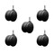 Service Caster 3'' Office Chair Casters Nylon Twin Wheel 3/8 Threaded Stem, 5PK SCC-UHTS02S75-NYS-381610-5 - alternate 1